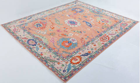 Kazak Pink Hand Knotted 82 X 910  Area Rug 700-157818 Image 2