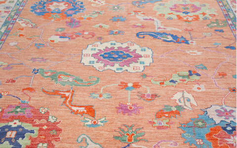 Kazak Pink Hand Knotted 82 X 910  Area Rug 700-157818 Image 5