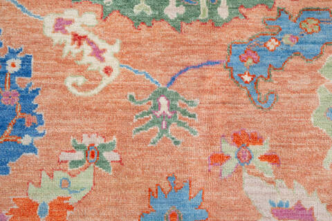 Kazak Pink Hand Knotted 82 X 910  Area Rug 700-157818 Image 6