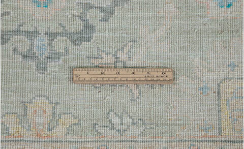 Chobi Green Hand Knotted 50 X 67  Area Rug 700-157819 Image 8