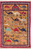 Chobi Yellow Hand Knotted 65 X 910  Area Rug 700-157820 Thumb 0