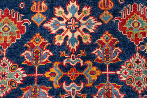 Kazak Blue Hand Knotted 40 X 64  Area Rug 700-157822 Image 6