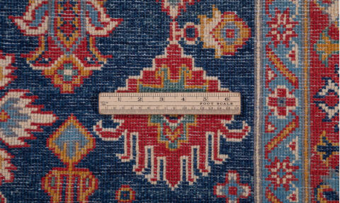 Kazak Blue Hand Knotted 40 X 64  Area Rug 700-157822 Image 8
