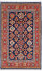 Kazak Blue Hand Knotted 40 X 64  Area Rug 700-157822 Thumb 0
