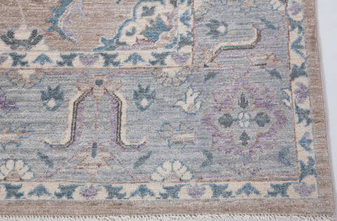 Chobi Yellow Hand Knotted 49 X 75  Area Rug 700-157875 Image 4