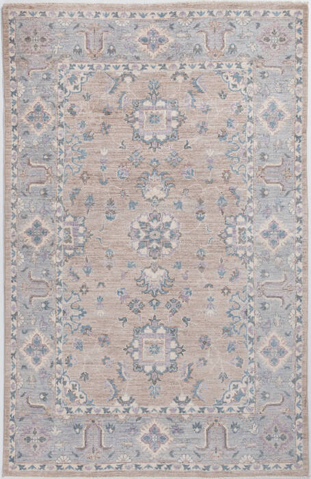 Chobi Yellow Hand Knotted 49 X 75  Area Rug 700-157875 Image 0