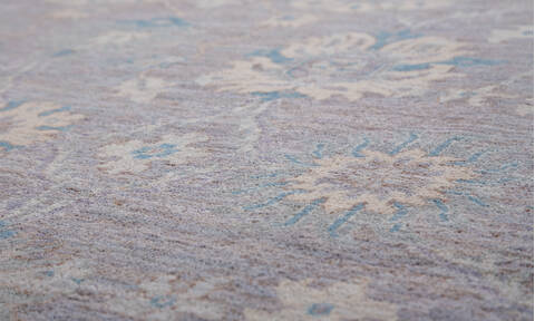 Chobi Grey Hand Knotted 80 X 104  Area Rug 700-157892 Image 3