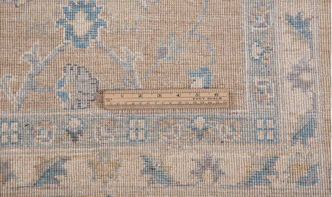 Chobi Yellow Hand Knotted 810 X 120  Area Rug 700-157895 Image 8