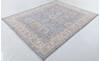 Chobi Light Blue Hand Knotted 80 X 102  Area Rug 700-157896 Thumb 9