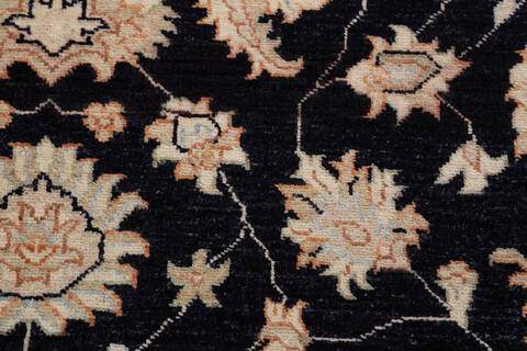 Chobi Black Hand Knotted 56 X 710  Area Rug 700-157920 Image 6