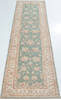 Chobi Green Runner Hand Knotted 27 X 98  Area Rug 700-157933 Thumb 1