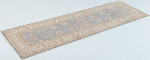 Chobi Green Runner Hand Knotted 24 X 77  Area Rug 700-157934 Image 2