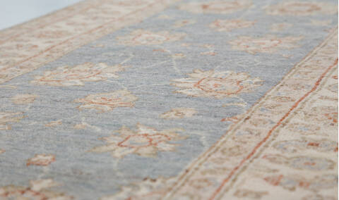 Chobi Green Runner Hand Knotted 24 X 77  Area Rug 700-157934 Image 3