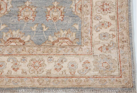 Chobi Green Runner Hand Knotted 24 X 77  Area Rug 700-157934 Image 4