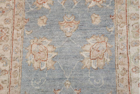 Chobi Green Runner Hand Knotted 24 X 77  Area Rug 700-157934 Image 6