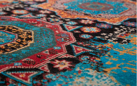 Chobi Multicolor Hand Knotted 35 X 51  Area Rug 700-157941 Image 3