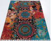 Chobi Multicolor Hand Knotted 35 X 51  Area Rug 700-157941 Thumb 1