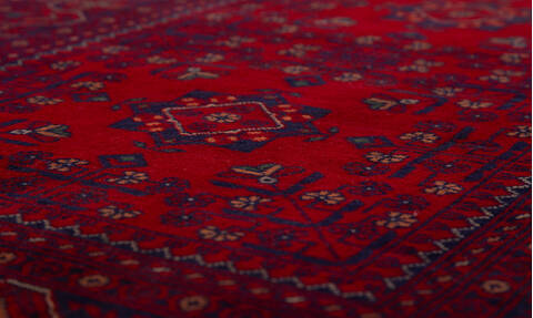 Khan Mohammadi Red Hand Knotted 33 X 49  Area Rug 700-157962 Image 3