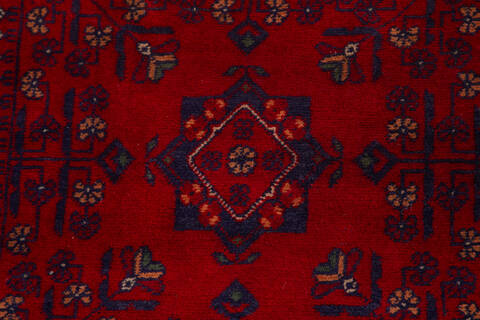 Khan Mohammadi Red Hand Knotted 33 X 49  Area Rug 700-157962 Image 6