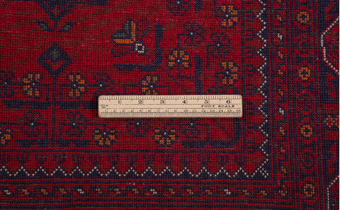 Khan Mohammadi Red Hand Knotted 33 X 49  Area Rug 700-157962 Image 8