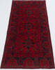 Khan Mohammadi Red Runner Hand Knotted 26 X 62  Area Rug 700-157972 Thumb 1