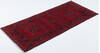 Khan Mohammadi Red Runner Hand Knotted 26 X 62  Area Rug 700-157972 Thumb 2