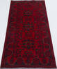 Khan Mohammadi Red Runner Hand Knotted 27 X 61  Area Rug 700-157973 Thumb 1