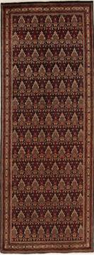 Kashan Blue Runner Hand Knotted 4'6" X 12'2"  Area Rug 250-16003