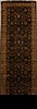 Indo-Persian Black Runner Hand Knotted 51 X 150  Area Rug 250-16039 Thumb 0