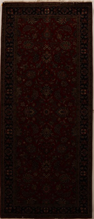 Kashmar Red Runner Hand Knotted 42 X 911  Area Rug 250-16042 Image 0