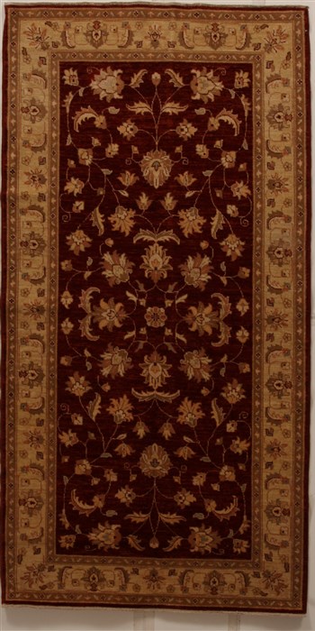 Pishavar Red Hand Knotted 42 X 82  Area Rug 250-16048 Image 0
