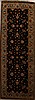 Pishavar Black Runner Hand Knotted 45 X 124  Area Rug 250-16049 Thumb 0