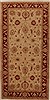 Pishavar Beige Runner Hand Knotted 410 X 99  Area Rug 250-16062 Thumb 0