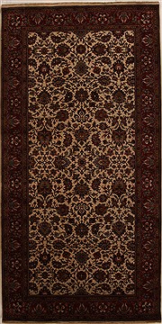 Kashmar Beige Hand Knotted 5'11" X 11'10"  Area Rug 250-16064