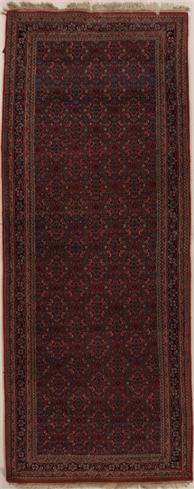 Herati Red Runner Hand Knotted 47 X 120  Area Rug 250-16074 Image 0