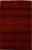 Gabbeh Red Hand Knotted 311 X 61  Area Rug 250-16082 Thumb 0