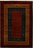 Gabbeh Multicolor Hand Knotted 40 X 510  Area Rug 250-16091 Thumb 0
