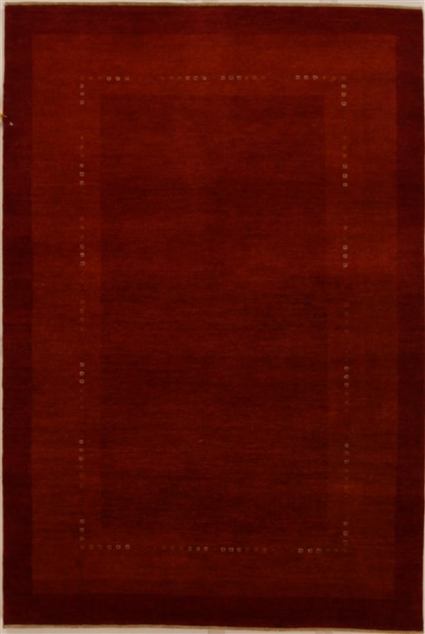 Gabbeh Red Hand Knotted 40 X 510 Area Rug 250-16092 Image 0