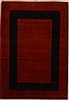 Gabbeh Red Hand Knotted 41 X 511 Area Rug 250-16100 Thumb 0