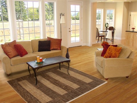 Gabbeh Grey Hand Knotted 44 X 510 Area Rug 250-16102 Image 5