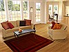 Gabbeh Red Hand Knotted 40 X 60 Area Rug 250-16104 Thumb 5