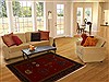 Gabbeh Red Hand Knotted 40 X 60 Area Rug 250-16106 Thumb 5