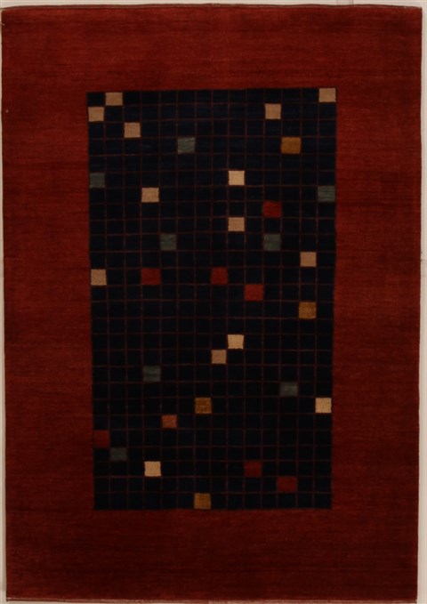 Gabbeh Blue Hand Knotted 311 X 59 Area Rug 250-16107 Image 0