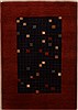 Gabbeh Blue Hand Knotted 311 X 59  Area Rug 250-16107 Thumb 0