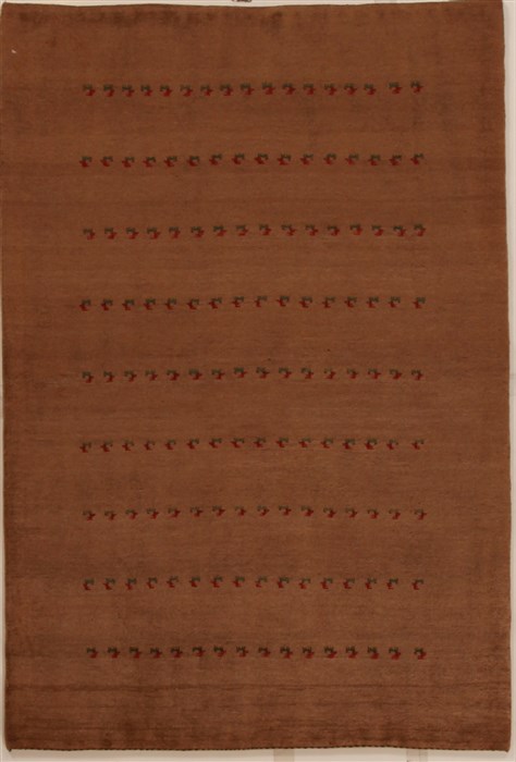 Gabbeh Beige Hand Knotted 310 X 59 Area Rug 250-16108 Image 0