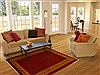 Gabbeh Red Hand Knotted 42 X 63 Area Rug 250-16109 Thumb 5