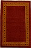 Gabbeh Red Hand Knotted 42 X 63 Area Rug 250-16109 Thumb 0