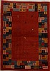 Gabbeh Red Hand Knotted 310 X 55  Area Rug 250-16110 Thumb 0