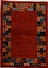 Gabbeh Red Hand Knotted 310 X 55  Area Rug 250-16110 Thumb 0