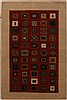 Gabbeh Red Hand Knotted 40 X 61 Area Rug 250-16112 Thumb 0